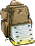 Fishing Tackle Backpack with 4 Trays Waterproof E266221