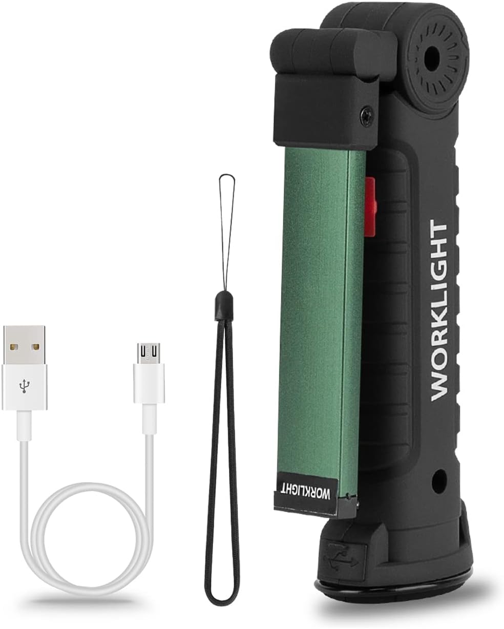 Rechargeable LED Work Lights, 5 Modes Portable Magnetic Worklight, 4 Pack U410761