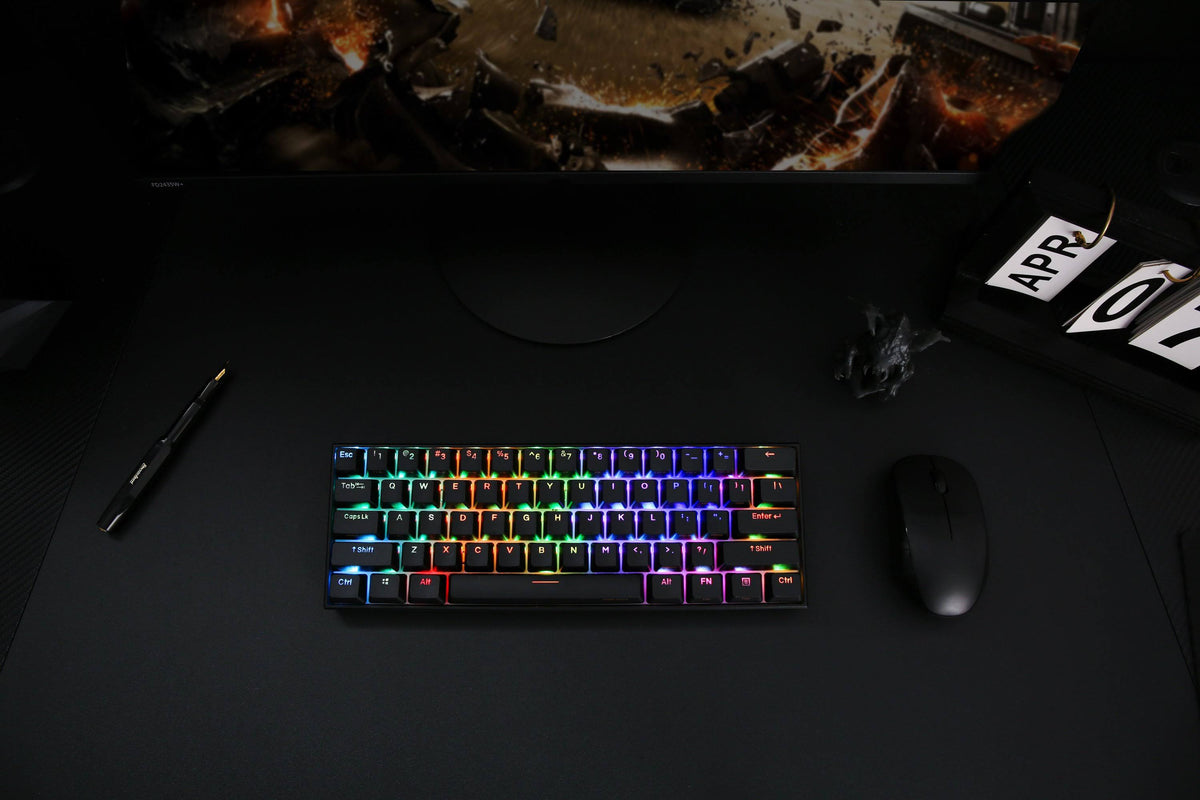 60% Wired/Wireless Mechanical Keyboard Q881