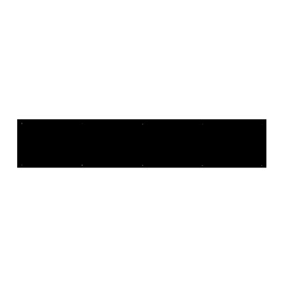 Weathered Flat Black Kick Plate Y194603