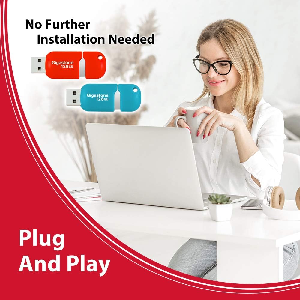 128GB 2-Pack USB 2.0 Flash Drive T271