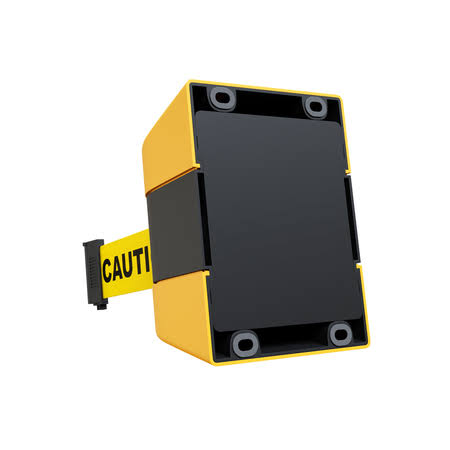 15 ft. Yellow Retractable Belt Barrier O672