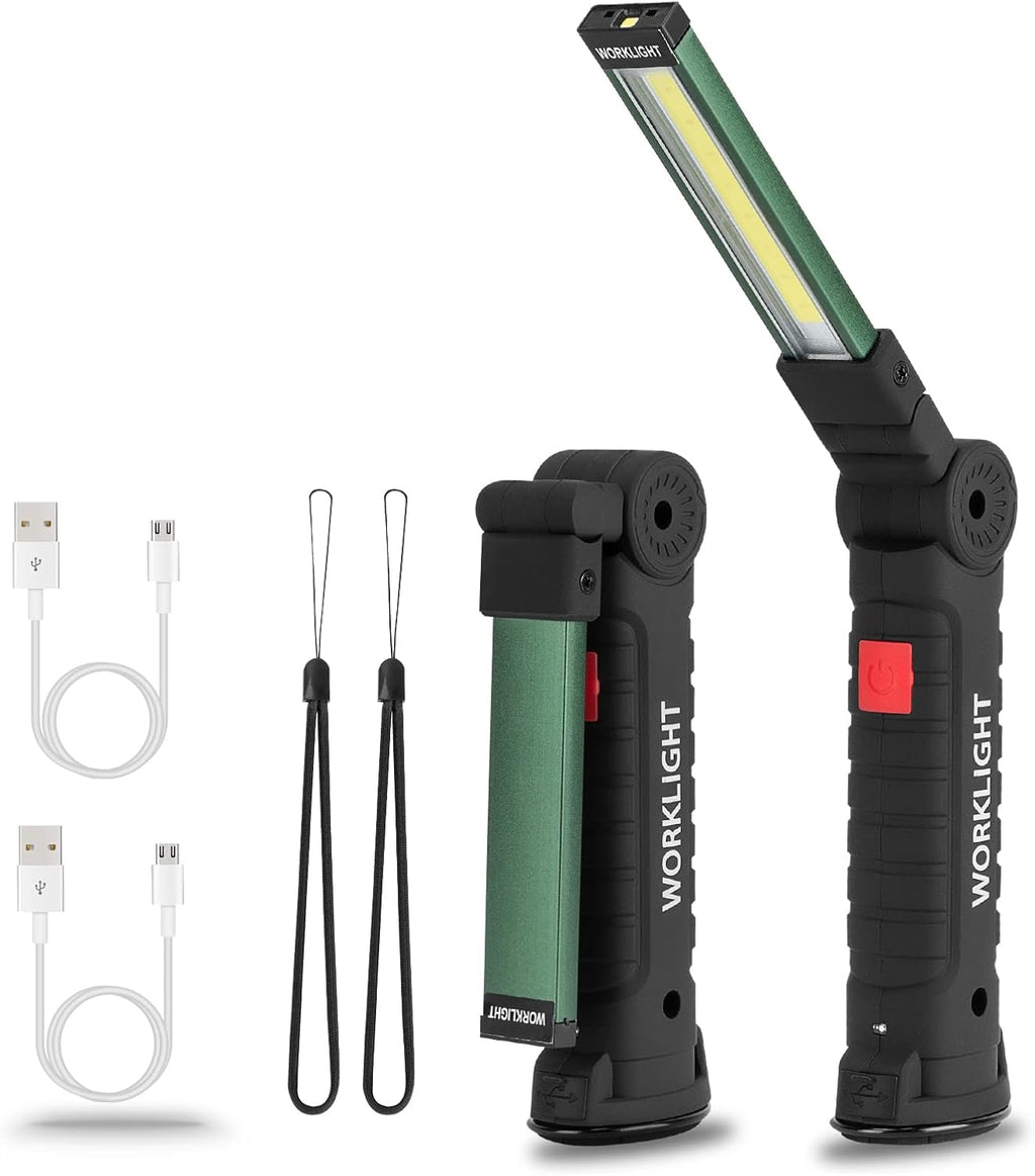 Rechargeable LED Work Lights, 5 Modes Portable Magnetic Worklight, 4 Pack U410761