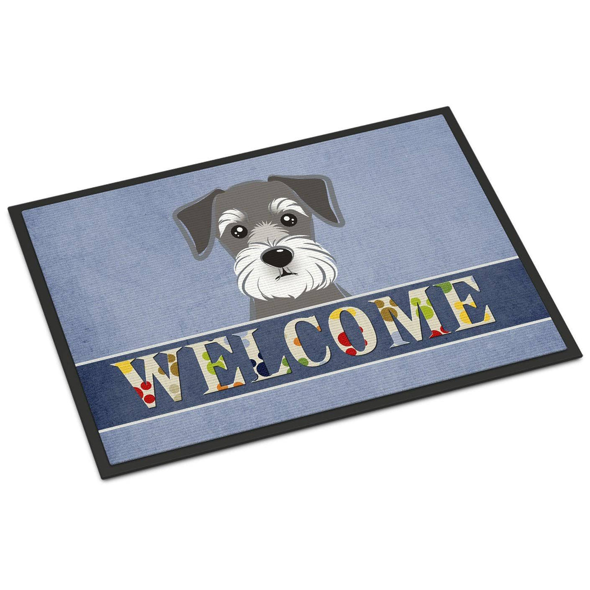 Schnauzer Welcome Indoor or Outdoor Mat 24x36 L893