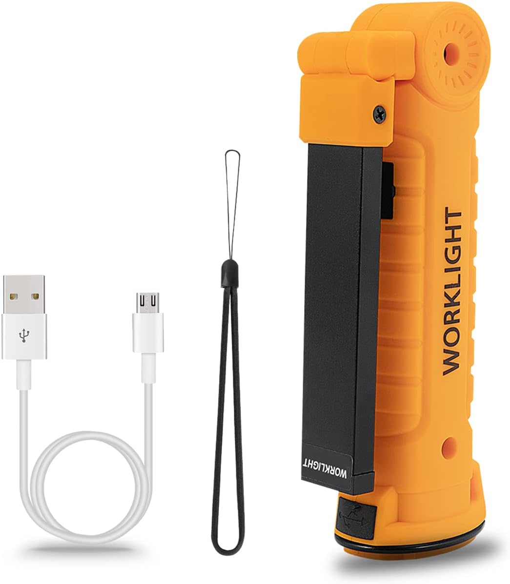 Rechargeable LED Work Lights, 5 Modes Portable Magnetic Worklight, 4 Pack U410761
