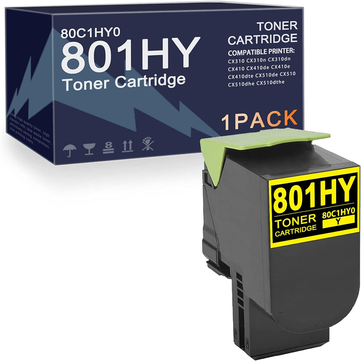 High Yield Yellow Toner Cartridge 1 Pack C701697
