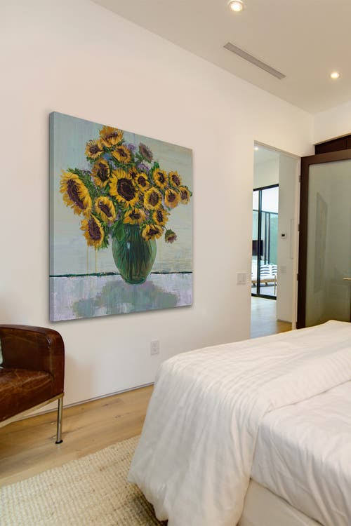 Painting Print on Wrapped Canvas 12x22 V550551