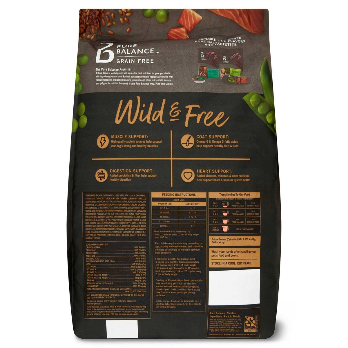Salmon & Pea Recipe Dry Dog Food H682