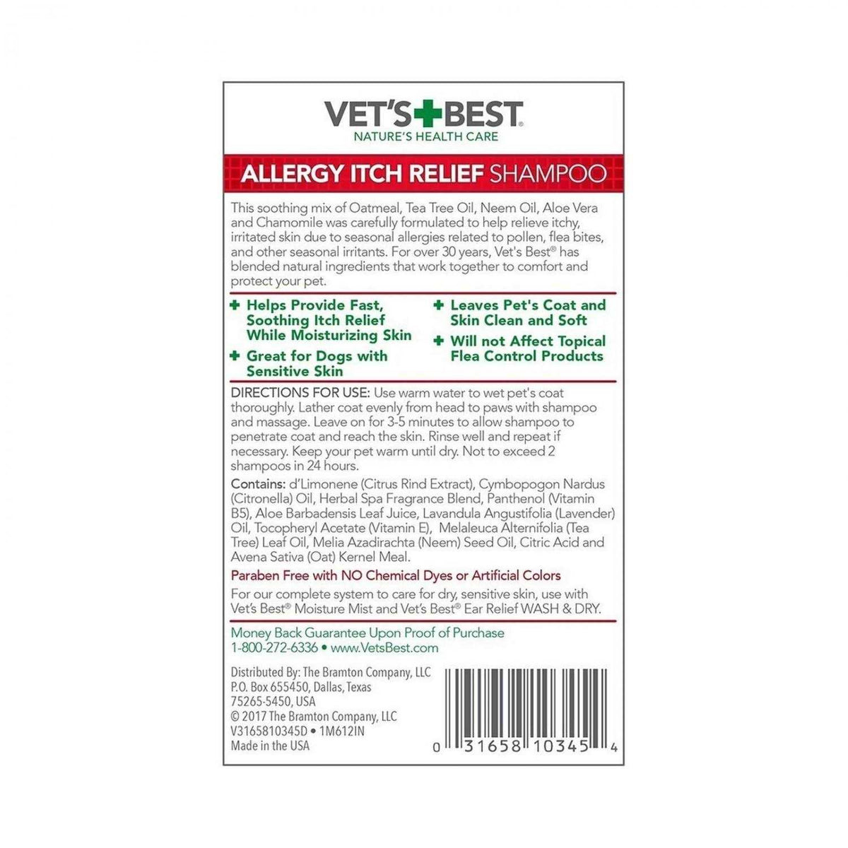 Allergy Itch Relief Shampoo K652