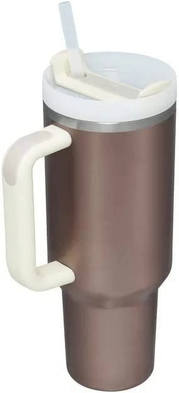 Stainless Steel Vacuum Insulated Tumbler with Lid and Straw H94254