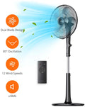 16 Adjustable Oscillating Pedestal Fan U352
