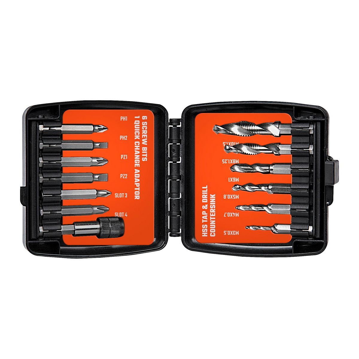 Metric Drill Tap Deburr Bit Set 13-Piece M1802