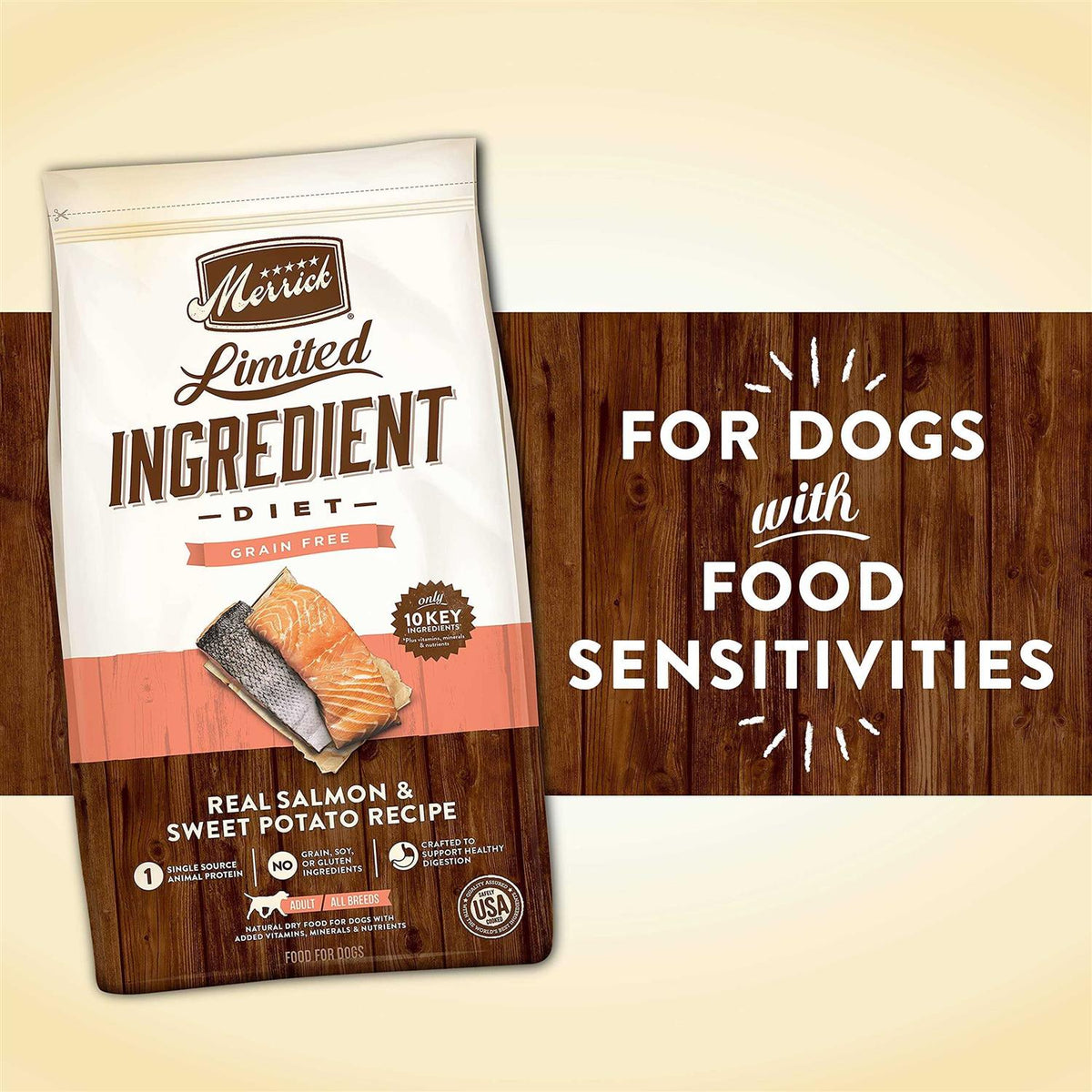 Grain Free Salmon Sweet Potato Dry Dog Food N48077
