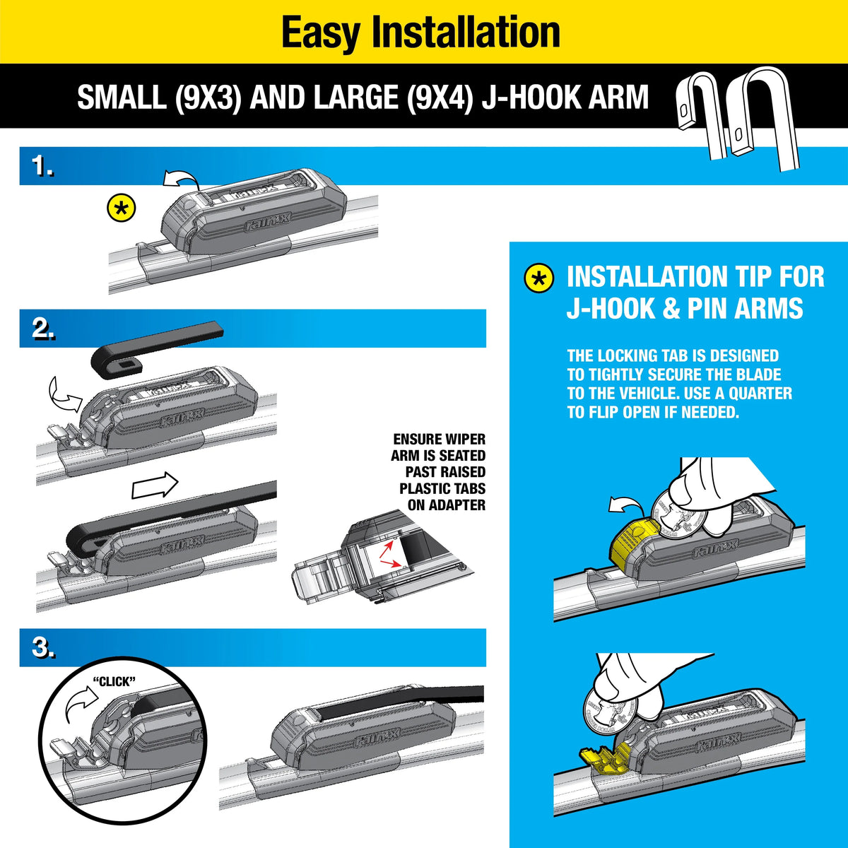 Latitude Water Repellency Wiper Blade Combo Pack P2233