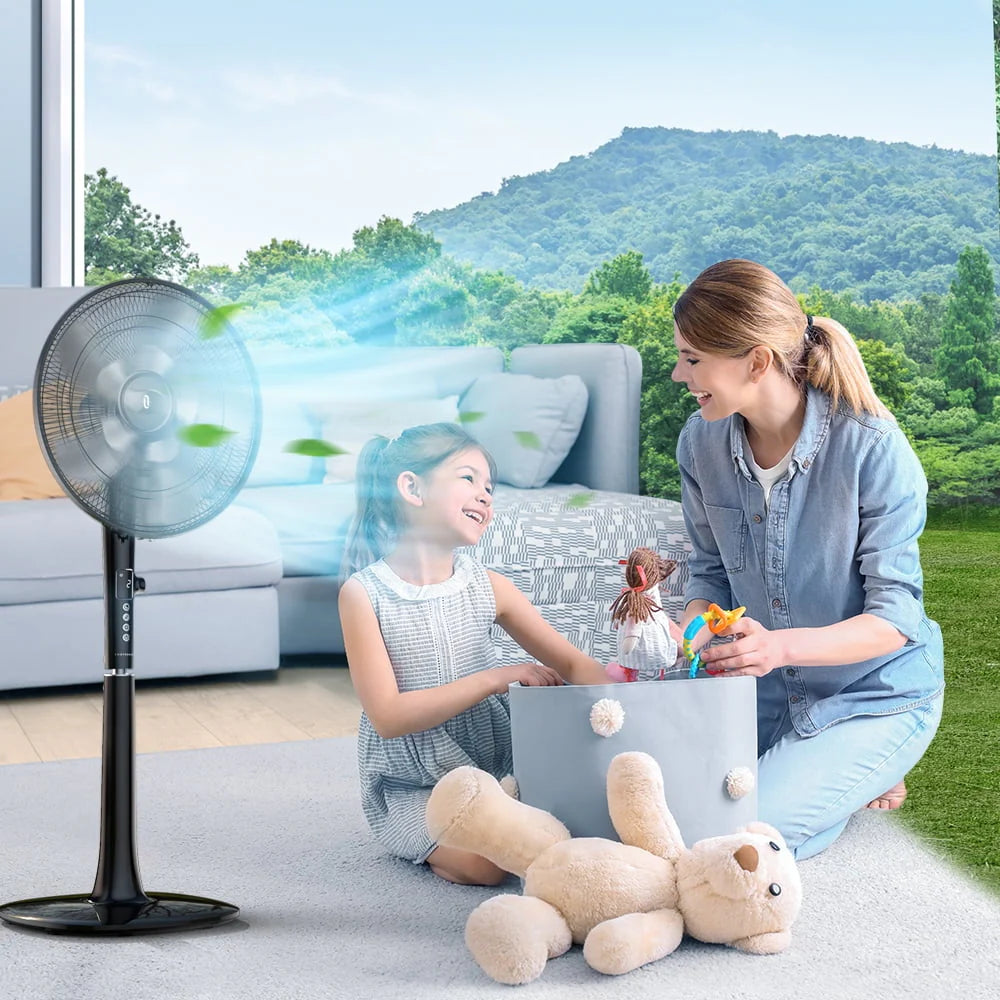 16 Adjustable Oscillating Pedestal Fan U352