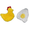 Chicken and Egg Paper Crinkle Squeaker Toys G185912