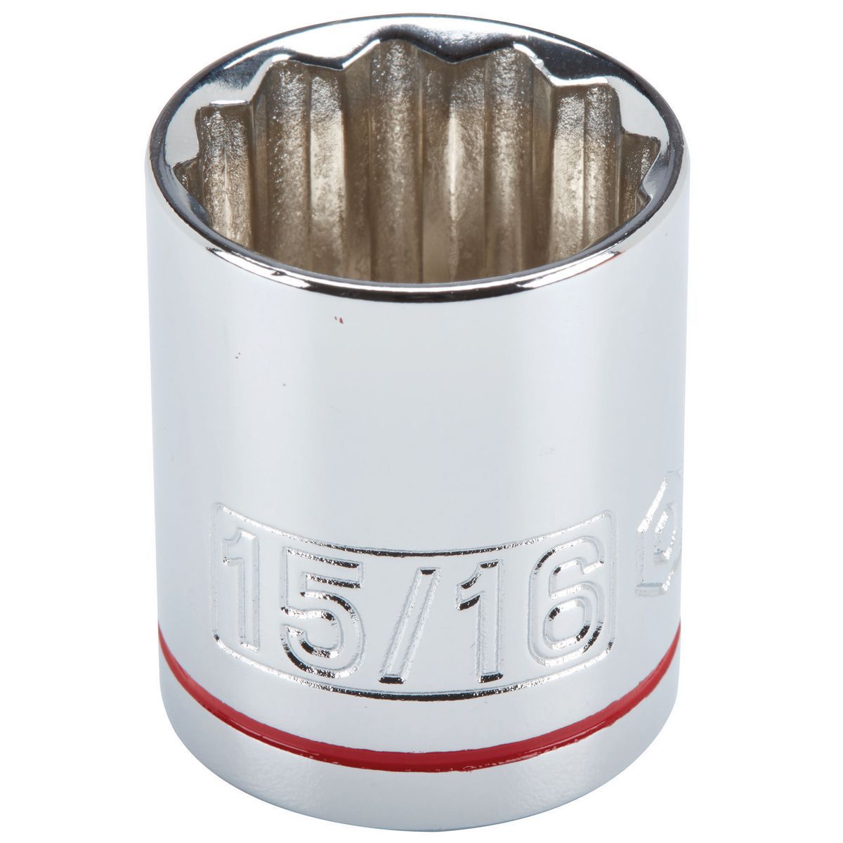 1/2 in. Drive SAE Chrome Socket Set, 10-Piece C483076