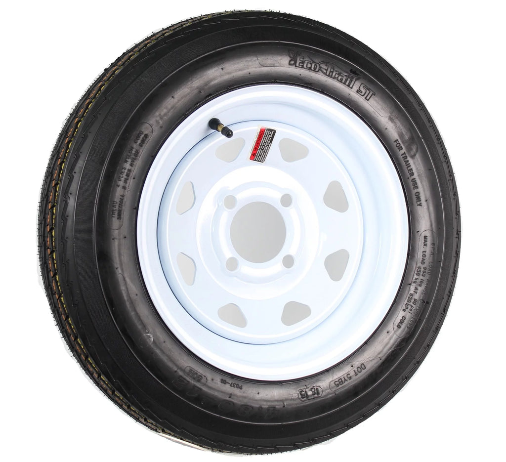 480-12 4 Lug Trailer Tire On Rim I585