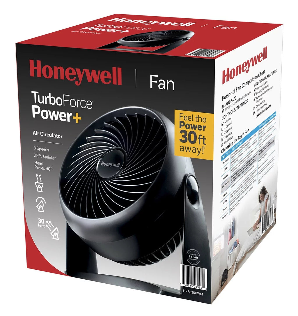 Black Turbo Force Power Table Fan X70740